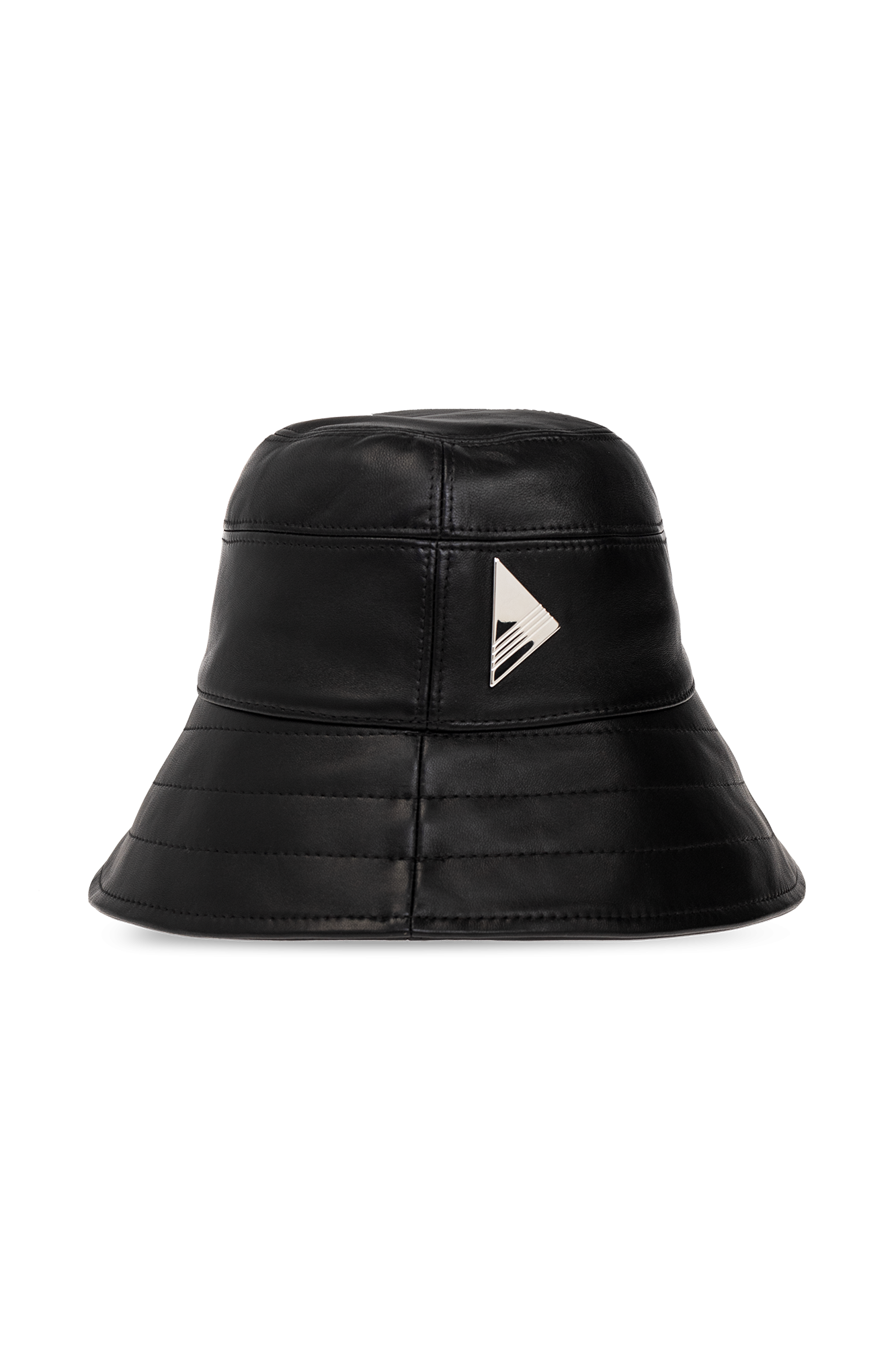 Black Leather hat The Attico Vitkac Germany